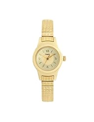 Timex Womens T2D761 Dress Gold-tone Expansion Band Stainless Steel Bracelet Watch
