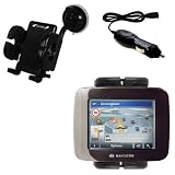 Navigon 5100 Flexible Auto Windshield Holder with Car Charger - Uses Gomadic TipExchange
