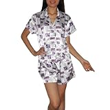 IMAGE OF NFL New York Giants Womens Gorgeous Pajama / Loungewear Set - White & Blue (Size: XL)