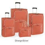 IMAGE OF Nautica Luggage Catamaran 4 Piece Set, Red/Black, One Size