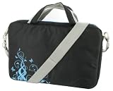 41ykaASmCPL. SL160  Acer Aspire One AO751h 1211 11.6 Inch Netbook Carrying Case   Spring Butterfly Series   Black / Blue