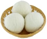 EveryDay Willow Set of 3 Organic Wool Dryer Ball Gift, Natural