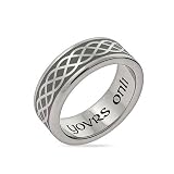 Eve's Addiction Celtic Weave Yovrs Onli Stainless Steel Wedding Band