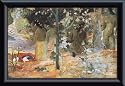 Art Poster Metal Framed Print - Bathers, 1898 - Artist: (Eugene-Henri-) Paul Gauguin- Poster Size: 9 X 6