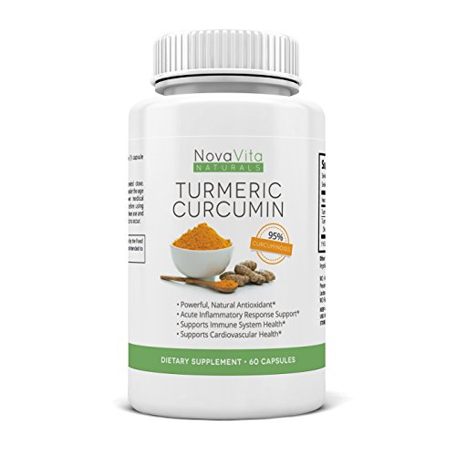 Natural Turmeric Curcumin - 1000mg / 2 Capsules - All Natural Antioxidants - Pure Extract 95% Curcuminoids - Joint Pain Relief, Digestion, Strong Anti-Inflammatory, Sinus Support | GMP Certified & Made in the USA | Natural Turmeric Curcumin - 1000mg / 2 Capsules - All Natural Antioxidants - Pure Extract 95% Curcuminoids - Joint Pain Relief, Digestion, Strong Anti-Inflammatory, Sinus Support | GMP Certified & Made in the USA |