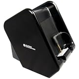 Audio Unlimited Premium 900MHz Wireless Indoor/Outdoor Speakers withRemote and Dual Power Transmitter (Black)