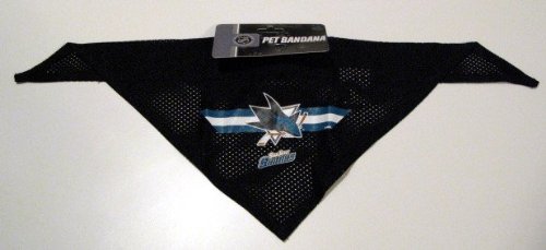 San Jose Sharks Pet Dog Hockey Jersey Bandana M/L