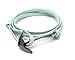 VIRGINSTONE Gun Gray Anchor 2.0 Bracelets on Genuine Colorful Cowhide Leather