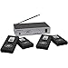 Peavey 03010680 Assisted Listening System 72.9 MHz Transmitter & 4 Receivers with Earbuds (ALS72.9