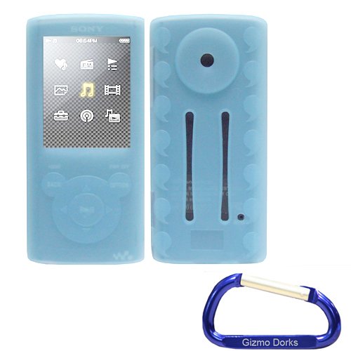 Gizmo Dorks Soft Silicone Skin Case (Blue) for the Sony Walkman E Series (NWZ-E353 / NWZ-E354) MP3 Player