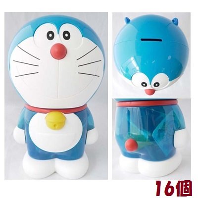 ドラえもん フルーツゼリー 貯金箱 16個【タクマ食品】