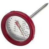 GrillPro 11391 Stainless Steel Thermometer with Bezel