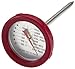 GrillPro 11391 Stainless Steel Thermometer with Bezel