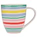 Cath Kidston Mug - Ric Rac Stripe Crush shape 18oz