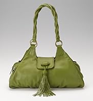 Per Una Leather Tassel Shoulder Bag