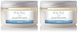 SeaOra Sea Salt Body Scrub Coconut Vanilla 11oz Jar (2 PACK)