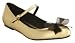 Office Clipper Bow Mary Jane Gold Leather - 7 Uk
