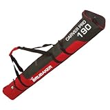 BRUBAKER sac de Ski Skibag CARVER PRO - noir / rouge 190 cm