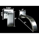 New Brushed Nickel Wall Mounted Vessel Sink Bathroom Faucet Bath Premium Quality
