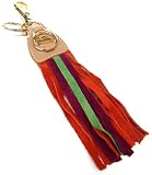 Etro 01788 Red Green Burgundy Keyring