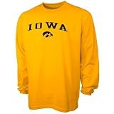adidas Iowa Hawkeyes Gold In Play Long Sleeve T-shirt
