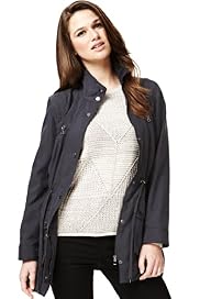 Autograph Funnel Neck Parka with Shower Resistant
