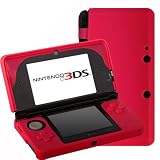 Shop4 Red Flexible Silicone Skin Cover Case for Nintendo 3DS Console