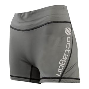 UFC Women's Octagon Training Shorts, Steel, X-Large