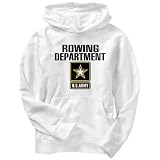 Rowing DEPARTMENT / U.S. ARMY Sports Mens Hoodie (White, Sizes X-Small - XXX-Large)