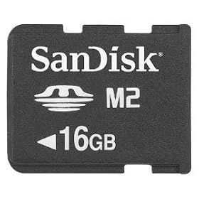 SanDisk - Flash memory card - 16 GB - Memory Stick Micro (M2)