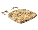 Williams-Sonoma WS Cassis Chair Pads, Dijon, Set of 2 by Williams-Sonoma