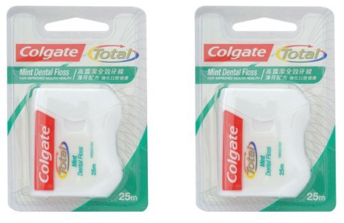 Colgate Total Mint Dental Floss, 25m./27yd.- 2pack