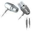 Pyle PIEHIP20S Ultra Slim In-Ear Earbud Stereo Headphones and Microphone for Cell Phone/iPhone 3G/iPod/MP3 Player (Silver)