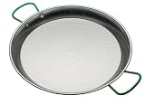 Kitchen & Housewares : Kitchen Craft Polished Steel Paella Pan - 40cm