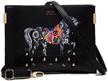 Hipytime BHB880412C1 Explosion Models PU Leather Women's Handbag,Square Cross-Section Envelope Package