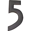 Atlas Homewares RCN5-O 5.5-Inch Mission House Number-5, Aged Bronze