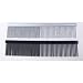 Chrome Whippet Comb Medium Coarse 7.5 inch