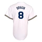 Ryan Braun Milwaukee Brewers Replica Home Jersey