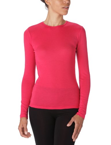 Icebreaker RR LS Crewe T-Shirt manches longues col ras du cou femme Lobster XS