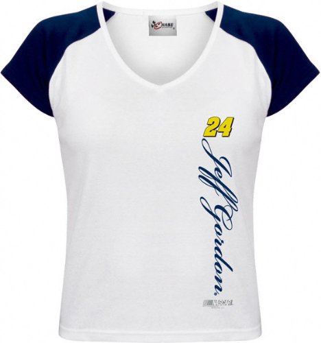 Buy Jeff Gordon Ladies Dynamic Style V-Neck Tee