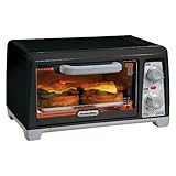 4-Slice Toaster Oven/Broiler, Black