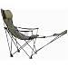 Travel Chair with Footrest - Green
