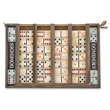 Melissa & Doug Classic Wooden Dominoes Game Board