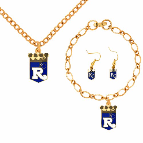 MLB Kansas City Royals ?R? Logo Jewelry Set