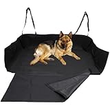 OxGord&reg; Pet Seat Cover for Cars with Thick HD Fabric Waterproof and Washable Trunk Cargo Liner Bed Floor Mat, 64" x 52" Easy Install Fits Most Autos, SUV, Vans & Trucks (2015 Newly Designed)