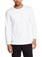 Armani Jeans Camiseta Manga Larga (Blanco)