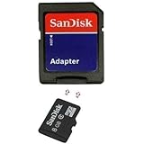 SanDisk microSDHC 8GB + SD Adapter 2