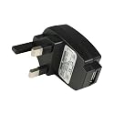 VanguardTech USB UK AC Power Charger for MP3, ipod, mobile phones, satnav and Cameras