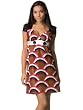 Voom Dress - Koi Cap Sleeve in Fuschia