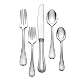 Vera Wang Wedgwood Stainless Grosgrain Five-Piece Place Setting